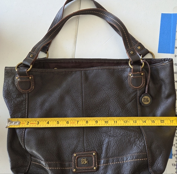 The Sak Medium Shopper Handbag - Chocolate - Picture 6 of 9